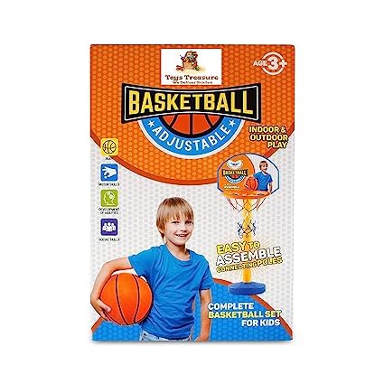 Basketball Set for Kids Toy, Basketball Set for Kids with Stand and Ball