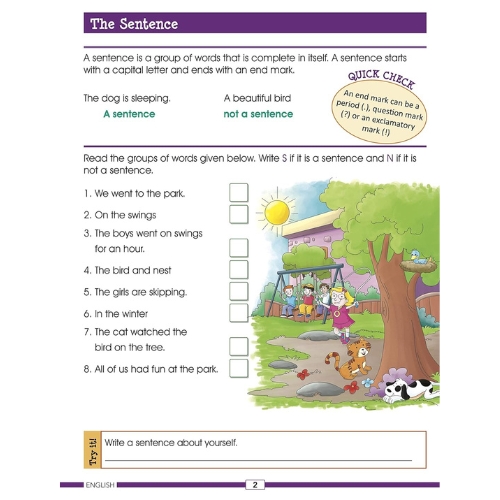 Activity Book: English Activity Book- Colourful activities for kids