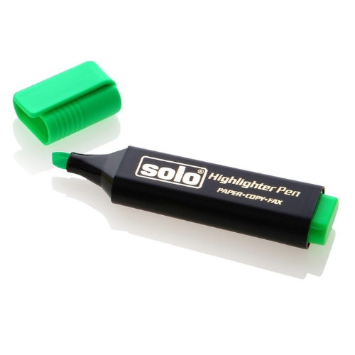 Solo HLF- 04 Highlighter Green -Pack of 10