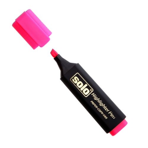 Solo HLF- 02 Highlighter Pink - Pack of 10