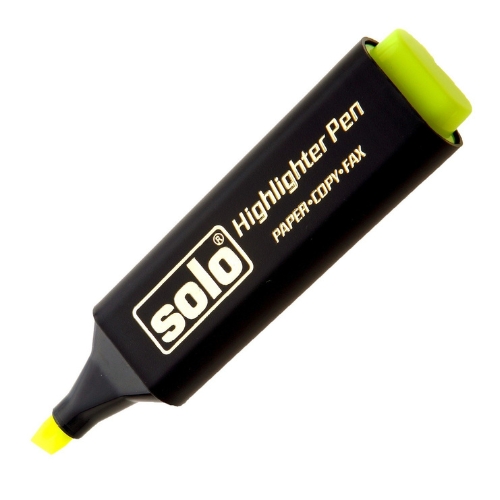 Solo HLF- 01 Highlighter Yellow - Pack of 10