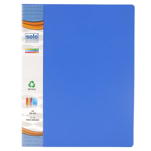[E-COM62] Solo RB408 A5 Size 2D Ring Binder