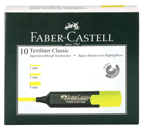 [E-COM79] Faber-Castell Classic Textliner - Pack of 10