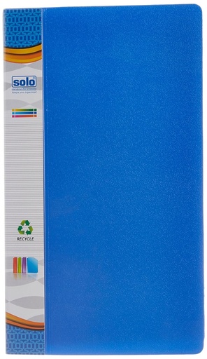 [E-COM133] Solo BC- 805 Business Cards Holder (in a case) 240 Cards - Blue