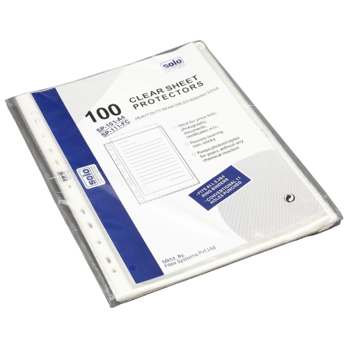 [E-COM180] Solo Sheet Protector (Easyload) (Pack Of 100)
