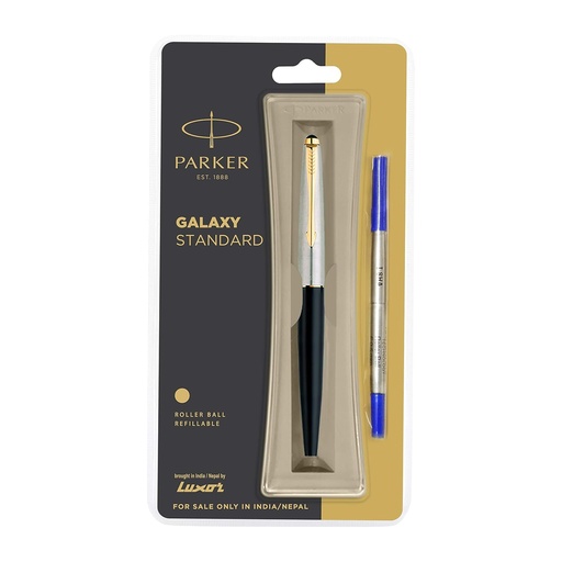 [PARKER-13] parker galaxy standard gold trim roller ball pen