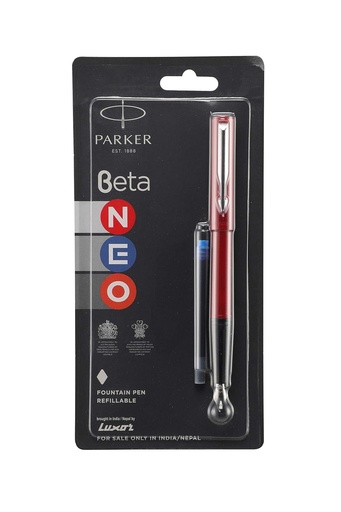 [PARKER-15] parker beta neo chrome trim fountain pen 
