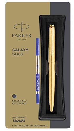 [PARKER-26] parker galaxy gold roller ball pen 